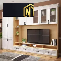 TỦ TRANG TRÍ KẾ HỢP KỆ TIVI GIÁ TỐT